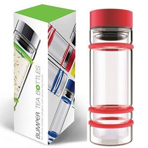 Asobu Bumper Tea Bottle Infuser Red